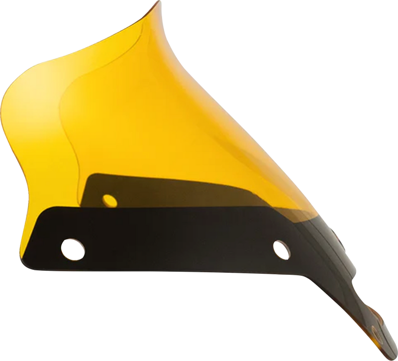KLOCK WERKS Kolor Flare Sport Windshield - 6" - Yellow - FXLRST '22-'25 - KWW-02-0624
