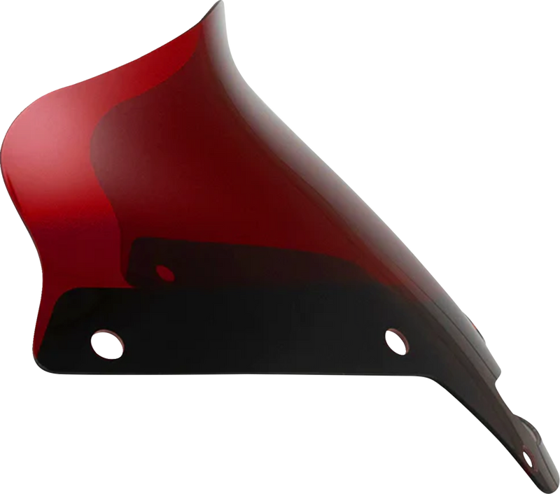 KLOCK WERKS Kolor Flare Sport Windshield - 6" - Red - FXLRST '22-'25 - KWW-02-0622