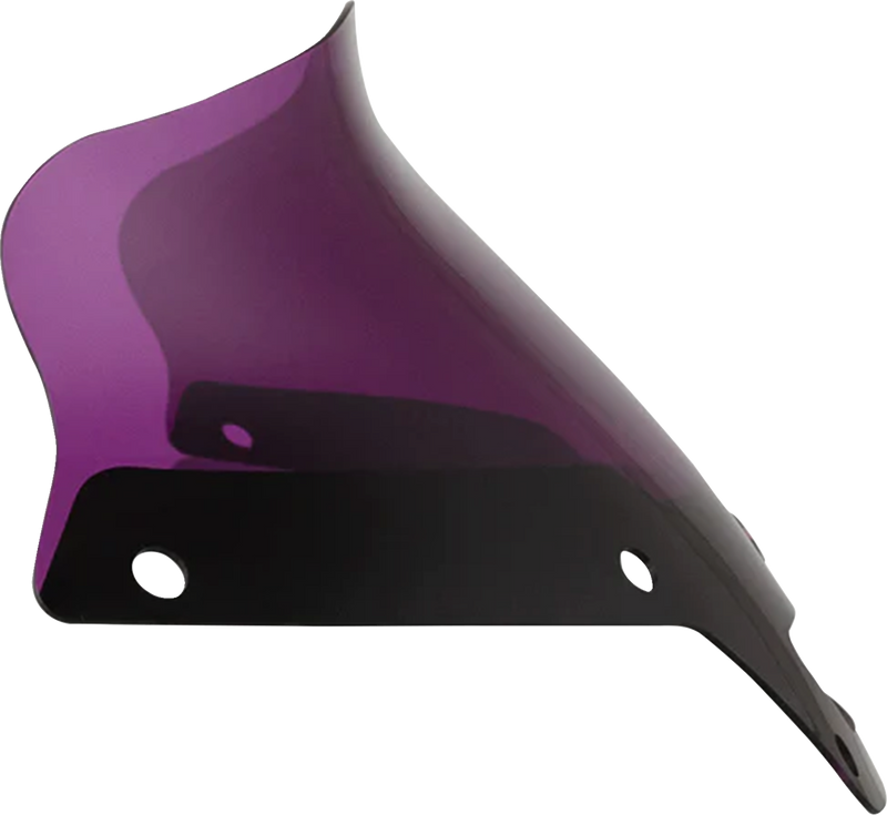 KLOCK WERKS Kolor Flare Sport Windshield - 6" - Purple - FXLRST '22-'25 - KWW-02-0627