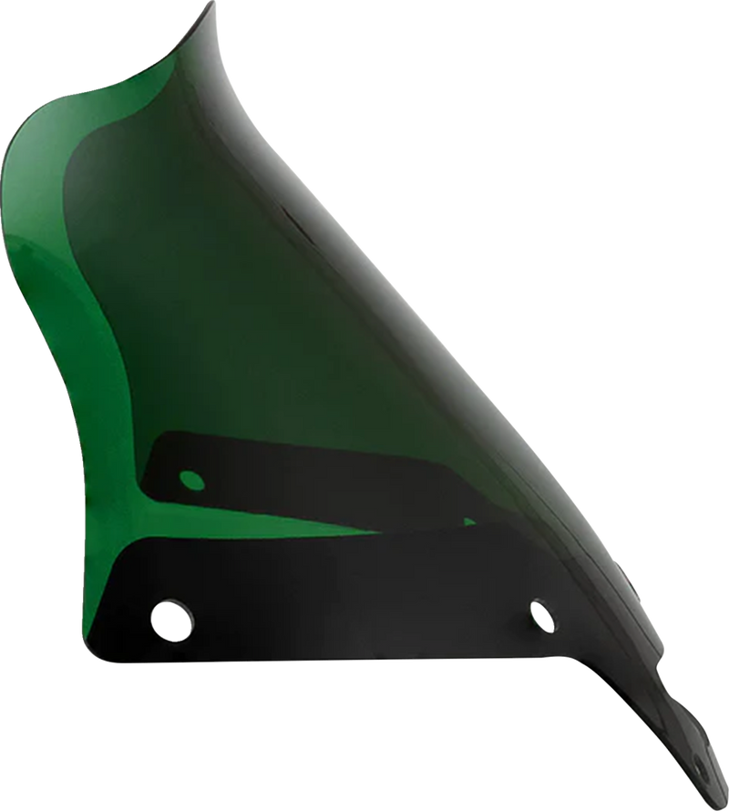 KLOCK WERKS Kolor Flare Sport Windshield - 8" - Green - FXLRST '22-'25 - KWW-02-0632