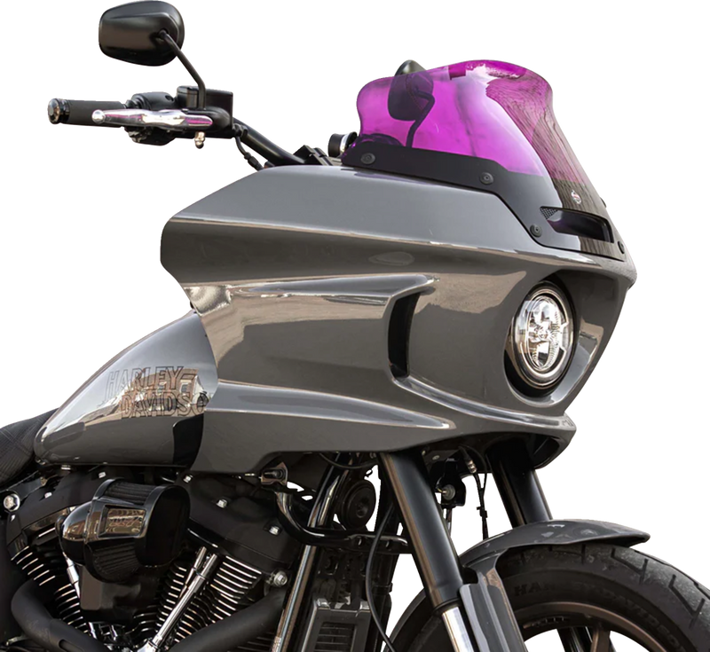 KLOCK WERKS Kolor Flare Sport Windshield - 6" - Purple - FXLRST '22-'25 - KWW-02-0627