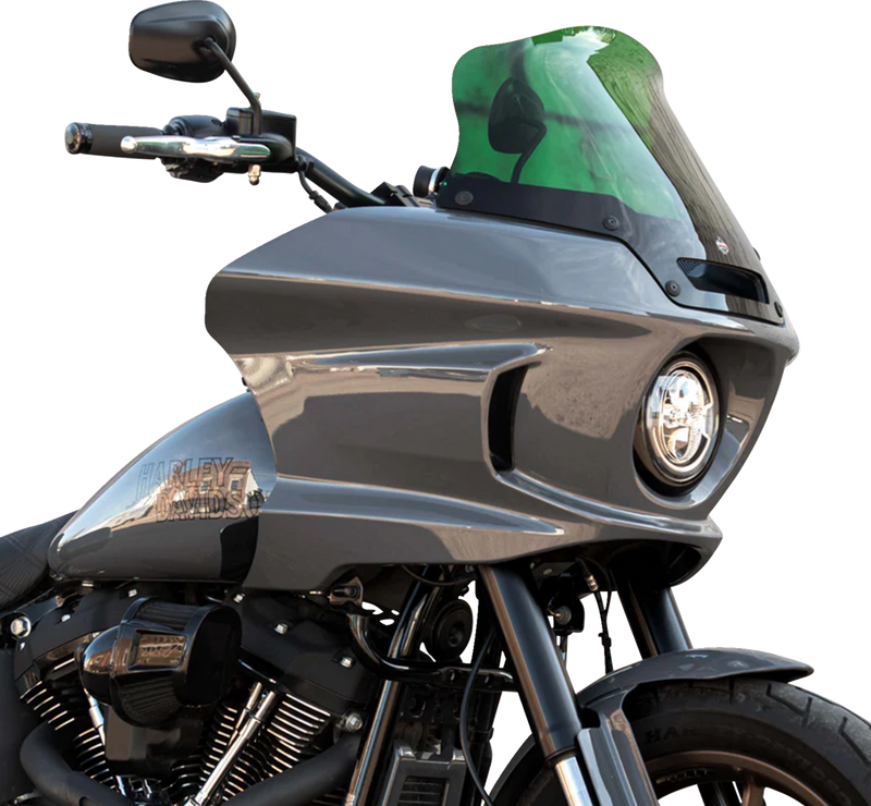 KLOCK WERKS Kolor Flare Sport Windshield - 8" - Green - FXLRST '22-'25 - KWW-02-0632
