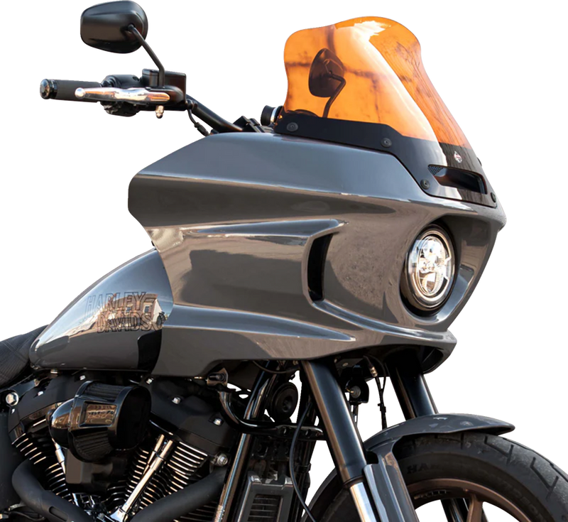 KLOCK WERKS Kolor Flare Sport Windshield - 8" - Orange - FXLRST '22-'25 - KWW-02-0630