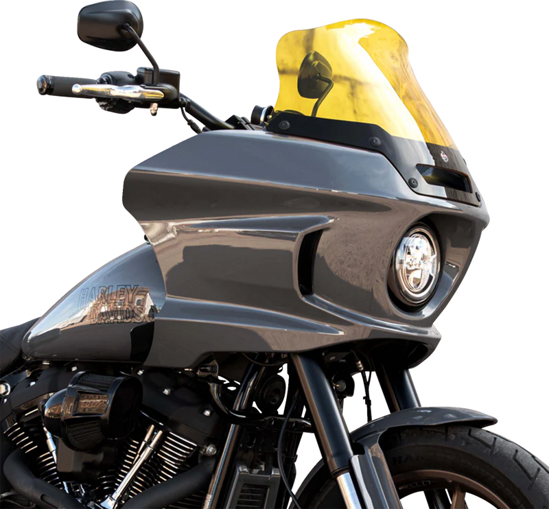 KLOCK WERKS Kolor Flare Sport Windshield - 8" - Yellow - FXLRST '22-'25 - KWW-02-0631