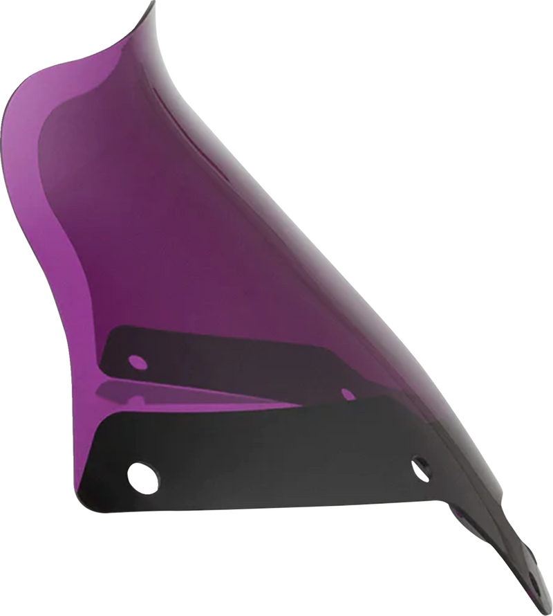KLOCK WERKS Kolor Flare Sport Windshield - 8" - Purple - FXLRST '22-'25 - KWW-02-0634