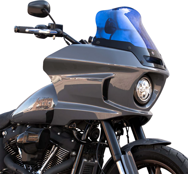 KLOCK WERKS Kolor Flare Sport Windshield - 8" - Blue - FXLRST  22-'25 - KWW-02-0633