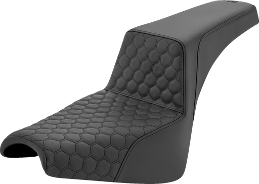 SADDLEMEN Step-Up Seat - Honeycomb - FXBB/FXST '18-'24 - 818-30-177 - PartsOutlet.com.au