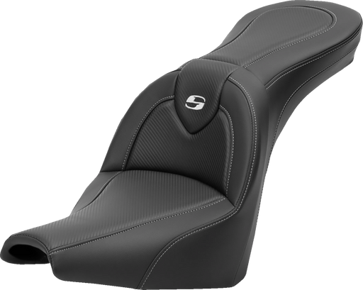 SADDLEMEN Roadsofa Carbon Fiber Seat - Carbon Fiber - without Backrest - FXBB/FXST '18-'24 - 818-30-185 - PartsOutlet.com.au