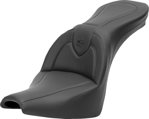 SADDLEMEN Roadsofa Seat - without Backrest - Black/Black Stitching - FXBB/FXST '18-'24 - 818-30-187 - PartsOutlet.com.au