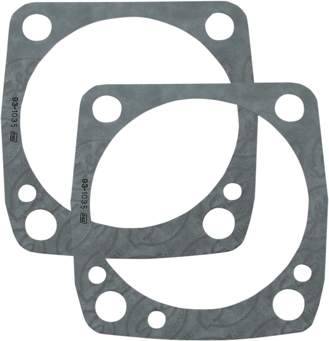 S&S CYCLE Base Gasket, 3-1/2", 1984-1999, .018", 2 pack 930-0092