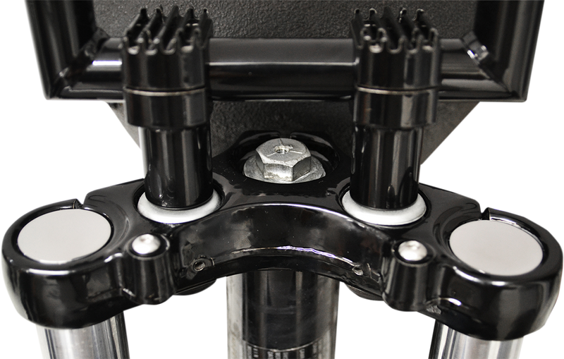 LA CHOPPERS Flush-Mount Fork Cap - Polished - 39 mm LA-7504-39 - PartsOutlet.com.au