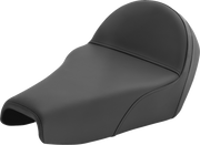 SADDLEMEN Solo Seat - Plain w/ Backrest - XL '04-'22 - 807-11B-0040 - PartsOutlet.com.au