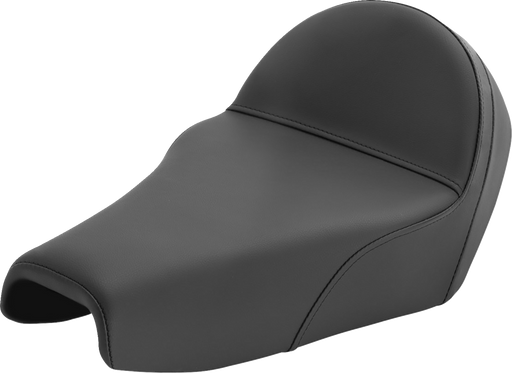 SADDLEMEN Solo Seat - Plain w/ Backrest - XL '04-'22 - 807-11B-0040 - PartsOutlet.com.au