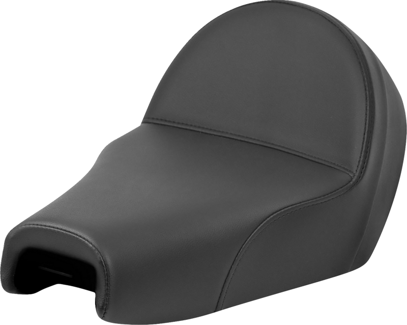 SADDLEMEN Solo Seat - Plain w/ Backrest - XL '04-'22 - 807-03B-0040 - PartsOutlet.com.au
