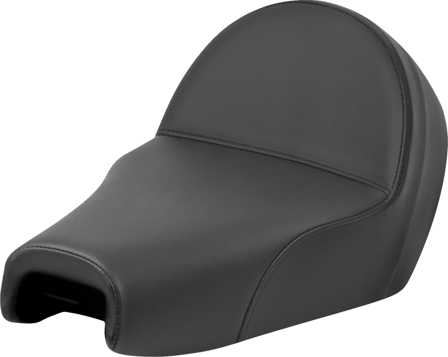 SADDLEMEN Solo Seat - Plain w/ Backrest - XL '04-'22 - 807-03B-0040 - PartsOutlet.com.au