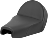 SADDLEMEN Solo Seat - Plain w/ Backrest - XL '04-'22 - 807-03B-0040 - PartsOutlet.com.au