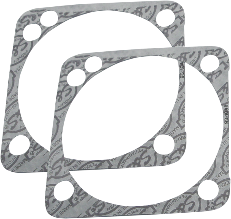 S&S CYCLE Base Gasket, 4-1/8", Harley-Davidson '84-'99, .018", 2 pack - 930-0099