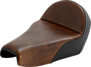 SADDLEMEN Lariat Solo Seat - Distressed Leather - 3.3 Gal Tank - XL '04-'22 - 807-11B-0041 - PartsOutlet.com.au