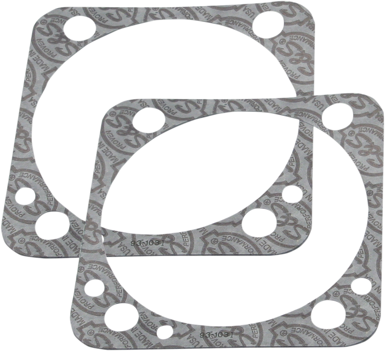 S&S CYCLE Base Gasket, 4", 1984-1999, .018", 2 pack 930-0094