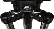 LA CHOPPERS Flush-Mount Fork Cap - Gloss Black Powder Coat - 39 mm LA-7504-39B - PartsOutlet.com.au