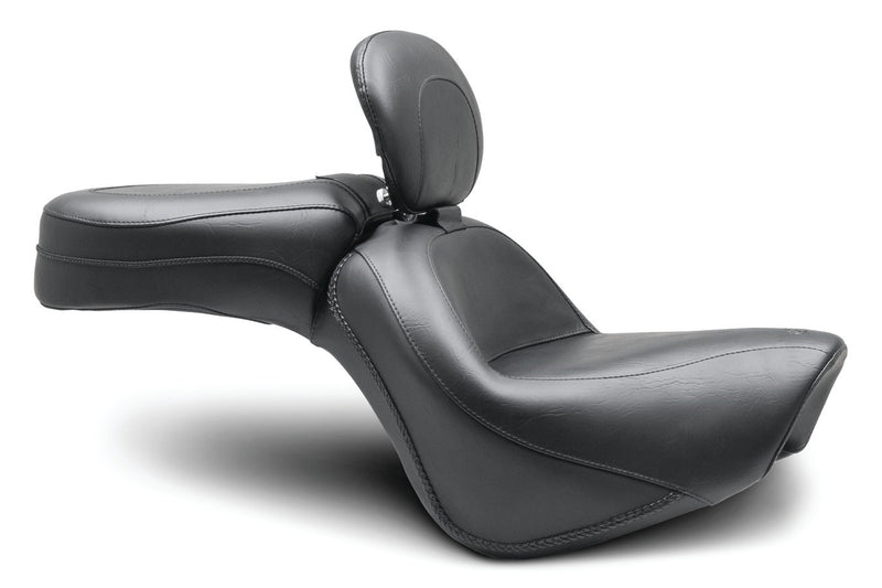 MUSTANG Wide Vintage Seat - Driver Backrest - Kawasaki VN900 2006-2020 - 79417 - PartsOutlet.com.au