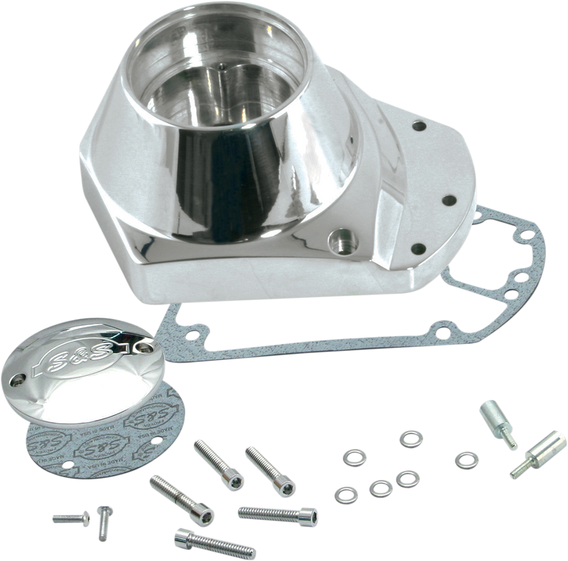 S&S CYCLE Chrome Billet Alternator Gearcover Kit for 1973-'92 HD® Big Twins 106-4211 - PartsOutlet.com.au