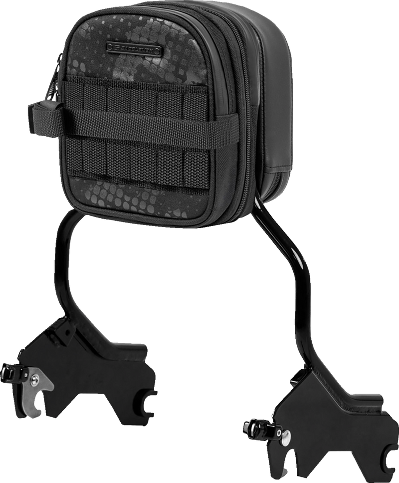 SADDLEMEN Sissy Bar Bag Fundamentals - Black EX000978 - PartsOutlet.com.au