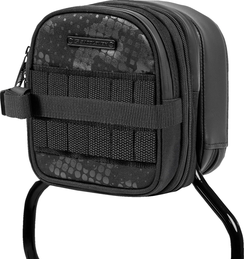 SADDLEMEN Sissy Bar Bag Fundamentals - Black EX000978 - PartsOutlet.com.au