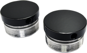 LA CHOPPERS Flush-Mount Fork Cap - Gloss Black Powder Coat - 49 mm LA-7504-49B - PartsOutlet.com.au
