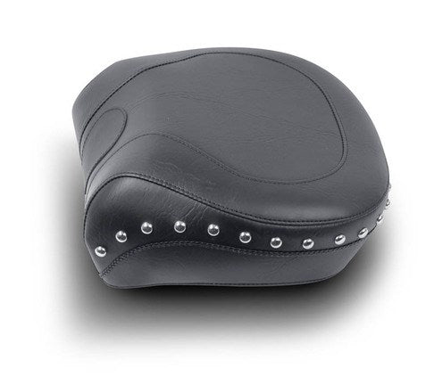 MUSTANG Wide Rear Seat - Studded - Harley-Davidson 2000-2015 - FLST 79486 - PartsOutlet.com.au