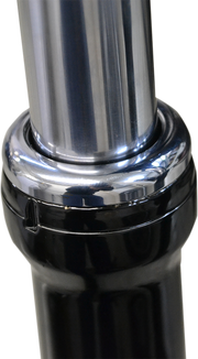 LA CHOPPERS Fork Dust Covers - 39 mm - Chrome LA-7503-39 - PartsOutlet.com.au