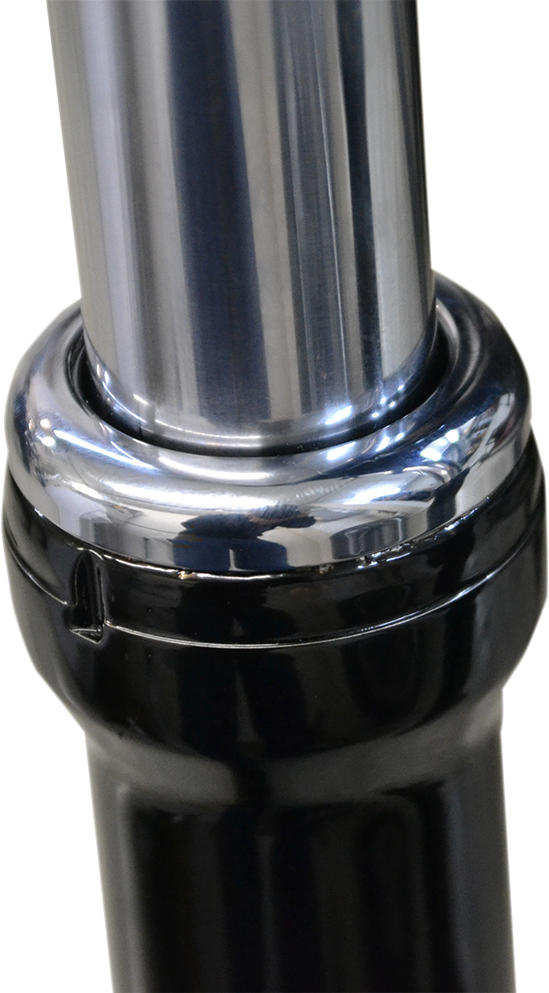 LA CHOPPERS Fork Dust Covers - 39 mm - Chrome LA-7503-39 - PartsOutlet.com.au