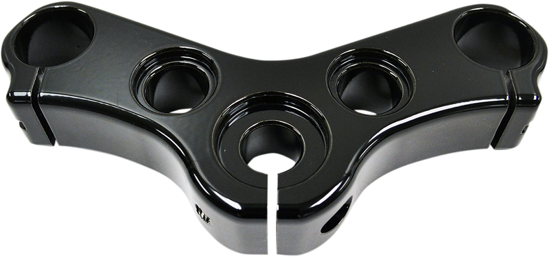 LA CHOPPERS Top Triple Clamp - Gloss Black Powdercoat Finish - '10-'15 XL1200X LA-7433-05B - PartsOutlet.com.au