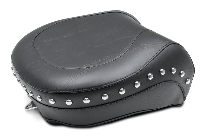 MUSTANG Wide Rear Seat - Studded - Harley-Davidson 2000-2015 - FLST 79486 - PartsOutlet.com.au