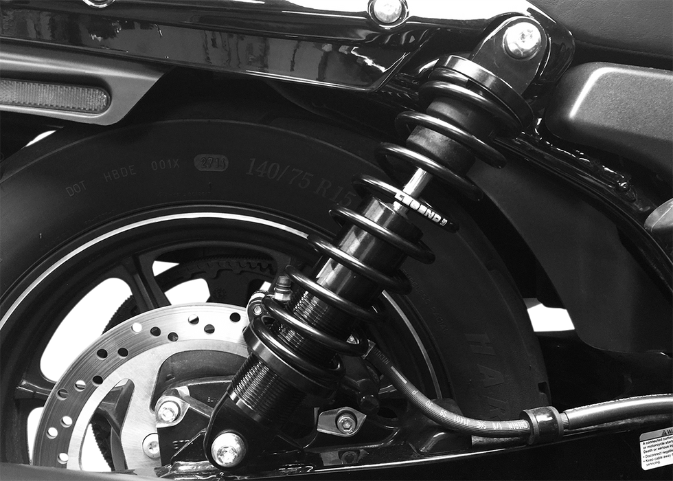 LEGEND SUSPENSION REVO Street Shocks - Black - Standard - 12" - Harley-Davidson 2015-2020 - - 1310-1181