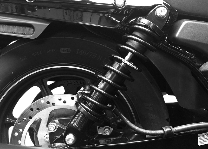 LEGEND SUSPENSION REVO Street Shocks - Black - Heavy-Duty - 13" - Harley-Davidson '15-'20 - 1310-1184