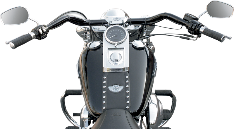 LA CHOPPERS Handlebar - Big Johnson - Dimpled - Black LA-7303-01B - PartsOutlet.com.au