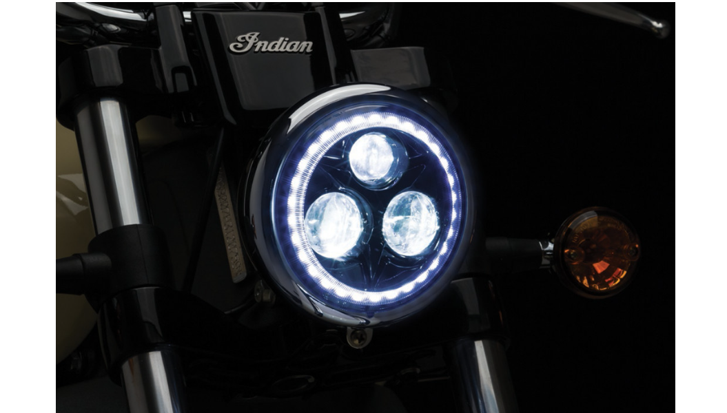 KURYAKYN 5.75" Orbit Vision Headlight with Halo - Harley-Davidson 1999-2021 - 2462