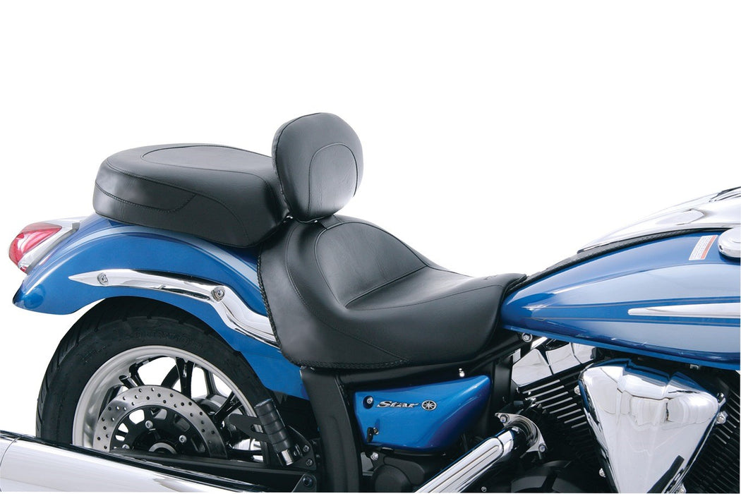 MUSTANG WIDE VINTAGE SEAT - DRIVER BACKREST - YAMAHA VSTAR950 2009-2017 - 79571 - PartsOutlet.com.au