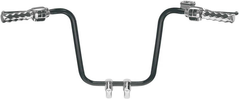 LA CHOPPERS Handlebar - 1 1/4" Ape Hanger - 14" - Black - LA-7312-14B