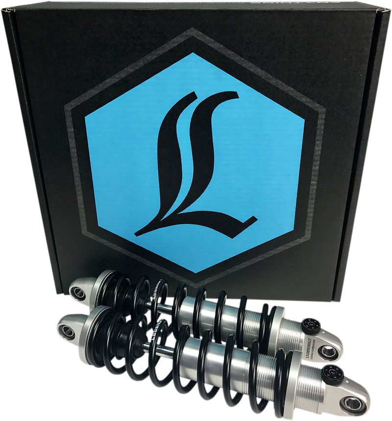 LEGEND SUSPENSION REVO-A Adjustable Dyna Coil Suspension - Clear Anodized - Heavy-Duty - 12" - FXD '91-'17 - 1310-1776
