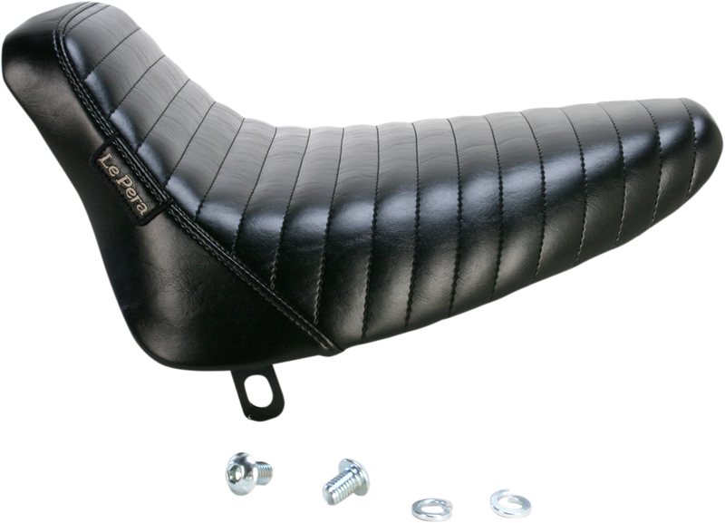 LE PERA Bare Bones Seat - Pleated - Softail '84-'99 LN-007PT - PartsOutlet.com.au