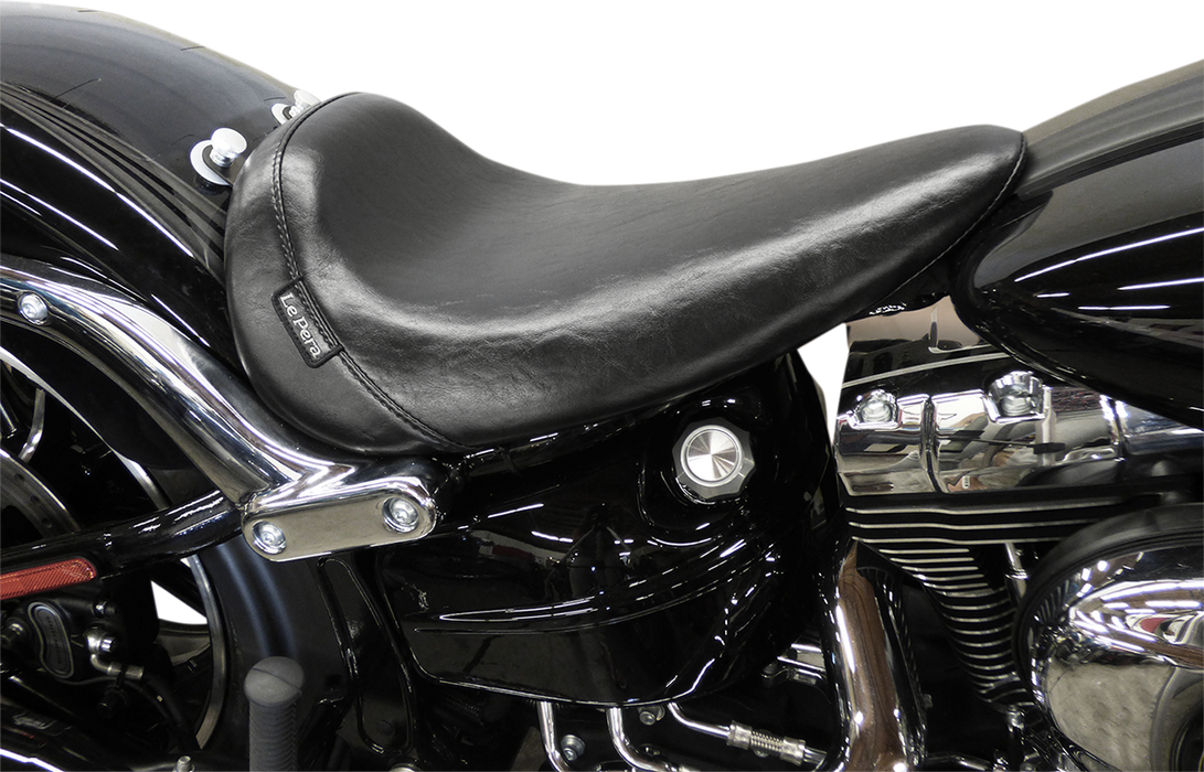 LE PERA Bare Bones Solo Seat. Fits Softail Breakout 2013-2017 - LKB-007