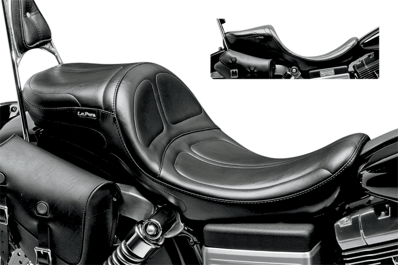 LE PERA Maverick Daddy Long Legs Dual Seat. Fits Dyna 2006-2017 - LK-970DL - PartsOutlet.com.au