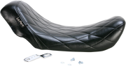 LE PERA Bare Bones Solo Seat With Diamond Stitch. Fits Dyna 2006-2017 - LK-001DM - PartsOutlet.com.au