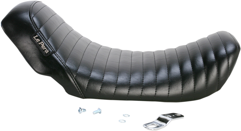 LE PERA Bare Bones Seat - Pleated - FXD '06-'17 LK-001PT - PartsOutlet.com.au