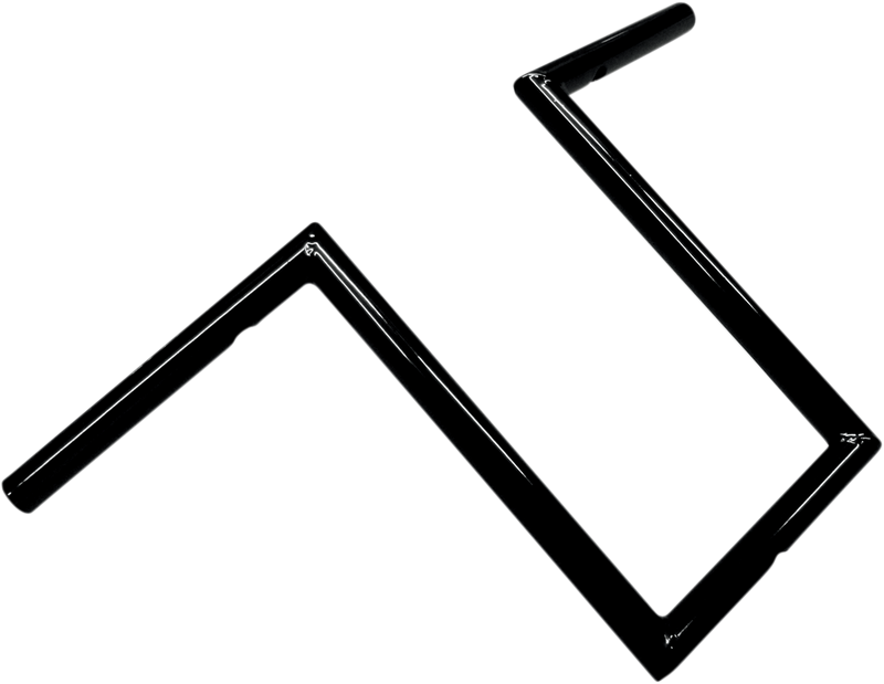 LA CHOPPERS 1" NARROW Z-BARS 12" RISE BLACK UNIVERSAL - LA-7380-12B