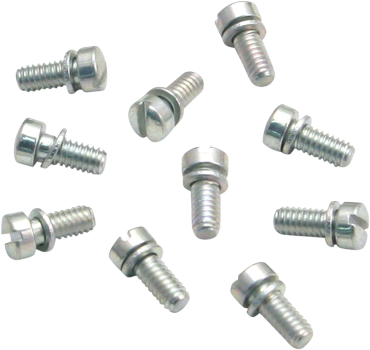 S&S CYCLE 8-32 X 3/8" Slotted Round Head Screw 50-0098