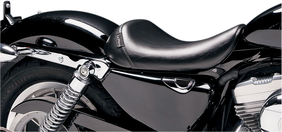 LE PERA Bare Bones Solo Seat. Fits Sportster 2004-2006 & Sportster 2010-2021 Models With With 3.3 Gallon Fuel Tank. - LF-006