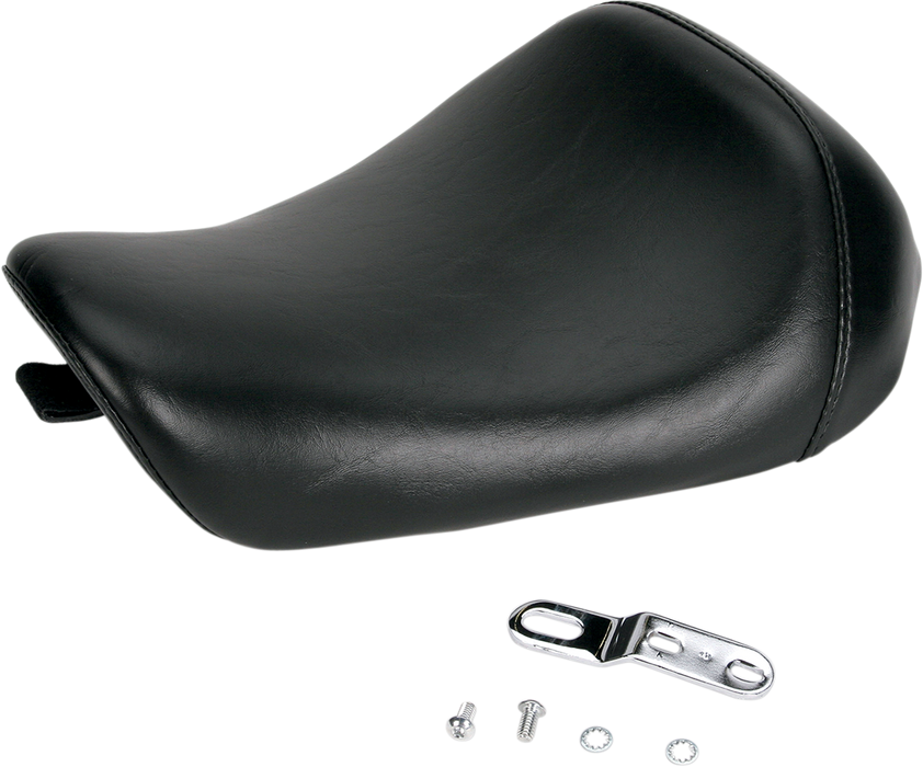 LE PERA Bare Bones Solo Seat. Fits 883C & 1200C Sportster Custom 2004-2006 & 2010-2021 Models With Factory 4.5 Gallon Fuel Tank - LC-006